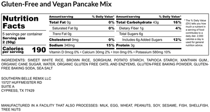 Gluten-Free and Vegan Pancake Mix