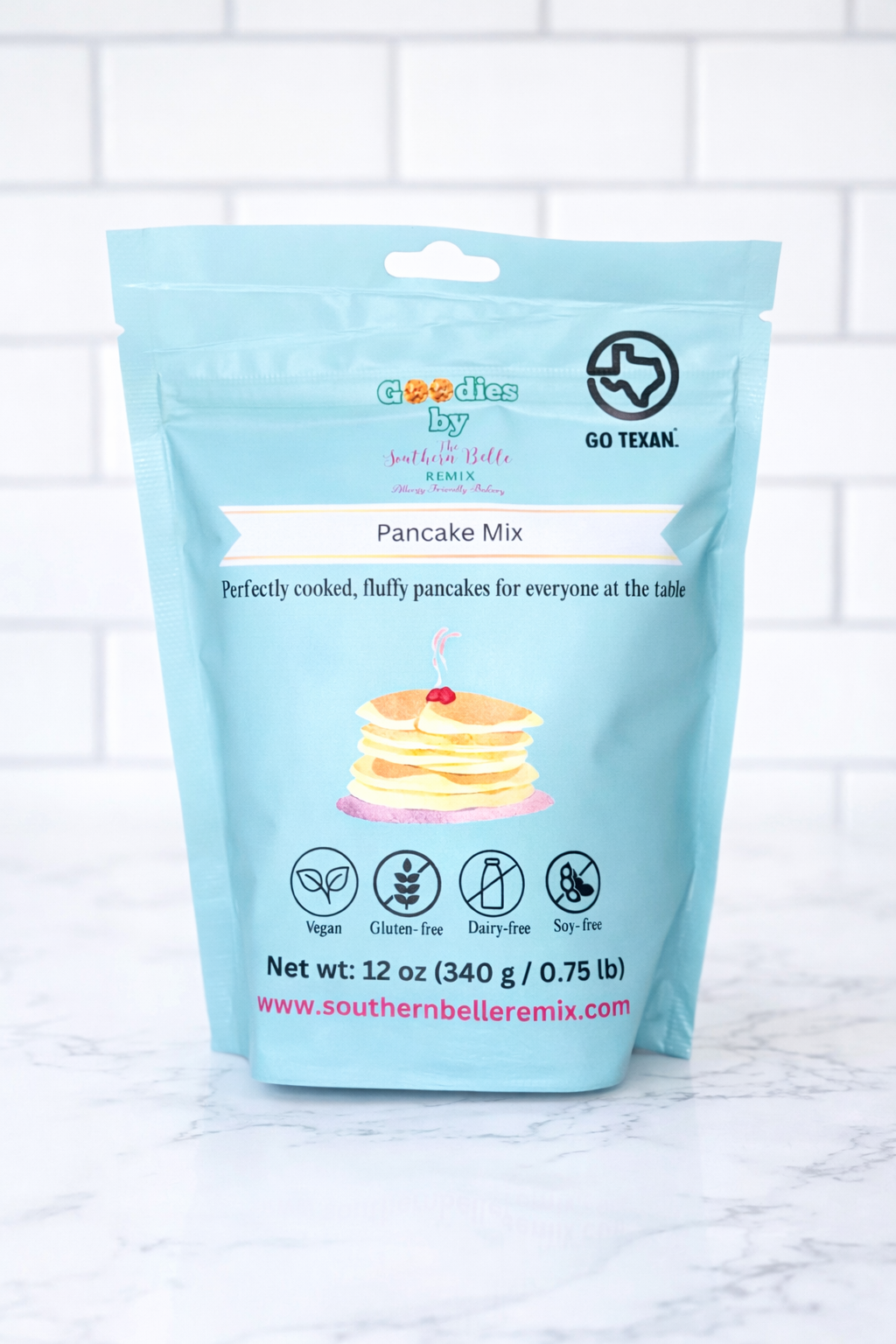 Gluten-Free and Vegan Pancake Mix 12 oz