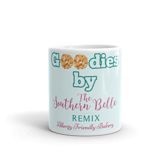 Goodies Mug with blue background