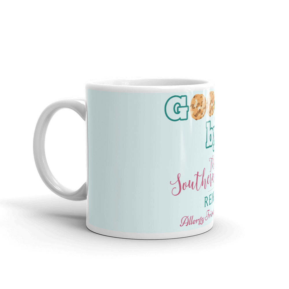 Goodies Mug with blue background