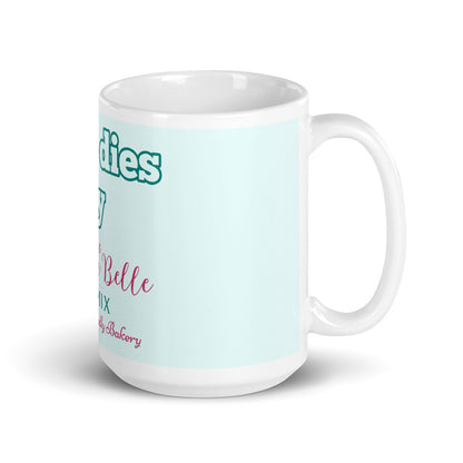 Goodies Mug with blue background