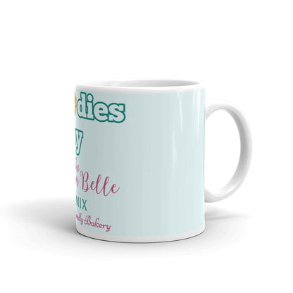 Goodies Mug with blue background