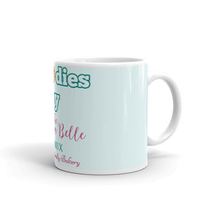 Goodies Mug with blue background